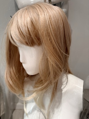 Long blonde synthetic wig - , –