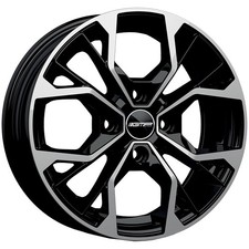 ALLOY WHEEL GMP MATISSE FOR BMW SERIE 1 7X17 5X112 BLACK DIAMOND PVM