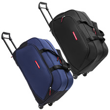 59cm Lightweight Luggage Wheeled Holdall Trolley Duffle Travel Bag Suitcase Bag
