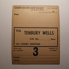 1930's SEVERN & WYE JOINT