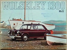 WOLSELEY 1300 Mark II Car Sales Brochure 1968-69 #2586