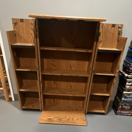Wood dvd media storage - media,