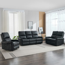 MADRID MANUAL RECLINER AIR LEATHER CHAIR