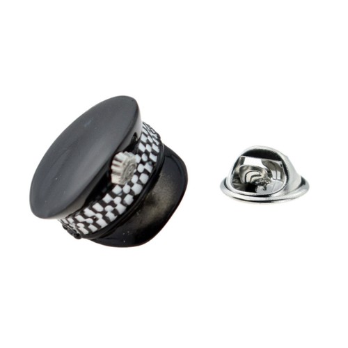 Police officers cap lapel pin - police,