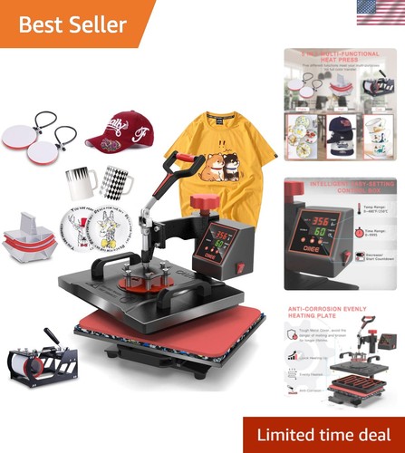 Heat press machine 1 - 5, in
