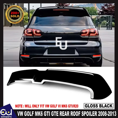 Rear roof boot spoiler - spoiler, for