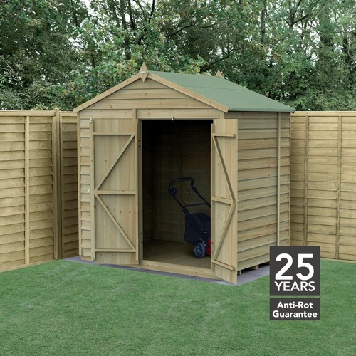 Forest 4life 7x5 apex shed - forest,