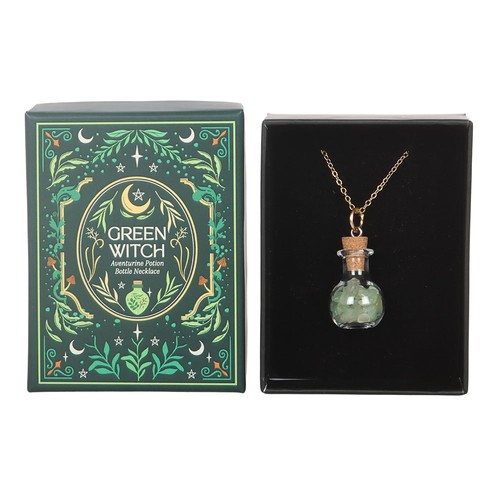 Green witch aventurine potion - witch,