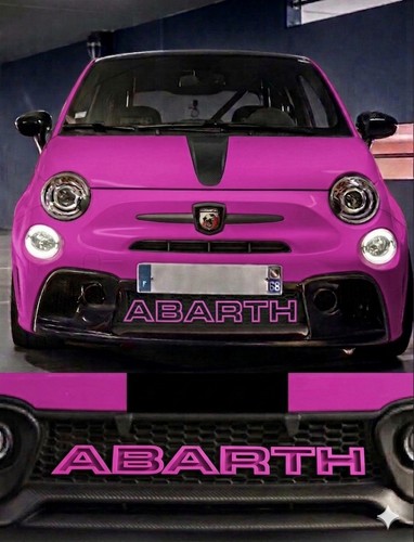 Abarth 595 styling letters - abarth,