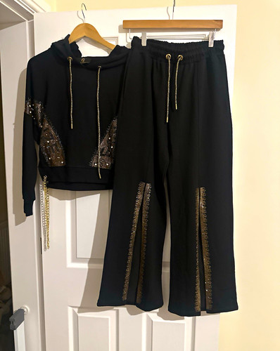 Charlize fashion black gold - fashion,