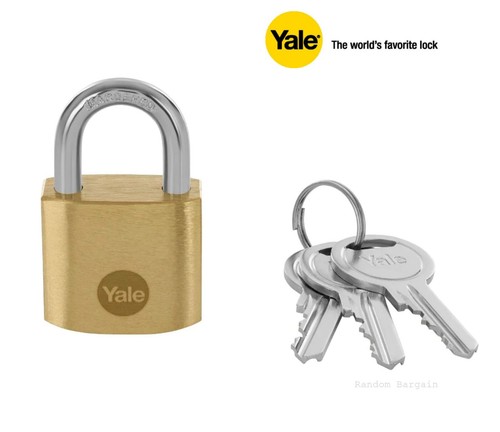 Yale 30mm brass padlock - padlock, for