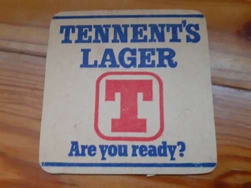 Tennents beer mat cat no - mat,
