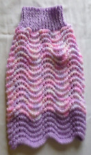 Hand Knitted Dog Jumper for X-Small breed up to 14in chest 12in length