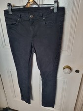 Mens Primark Black Super Skinny Jeans - W36 L30