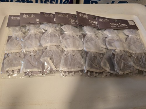 Lot sheer favor bags - of,
