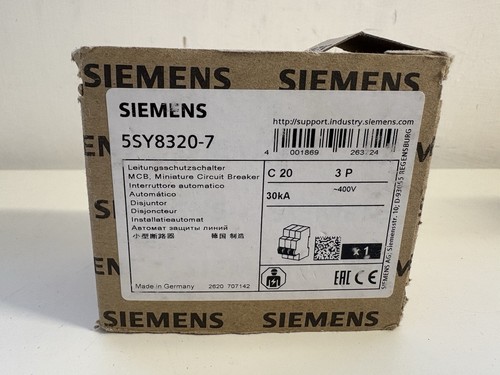 Siemens 5sy8320 c20 3p mcb - 3p,
