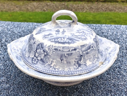 Antique blue and white - antique,