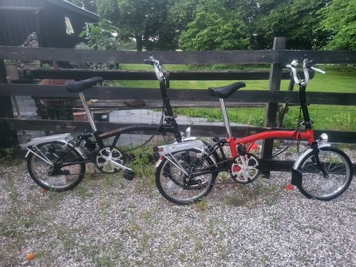 Brompton folding bikes two - brompton,