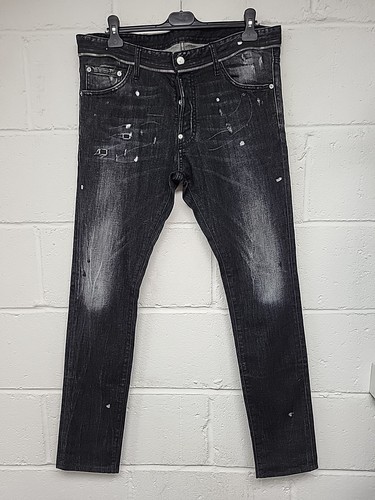 Disquared2 black distressed - disquared2,