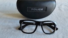 Police black glasses frames. ORIGINS BULLET 1. With case.