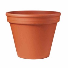 3X Clay Pot Ø29Cm Plant Pots Planters Flower Pots Terrace Garden