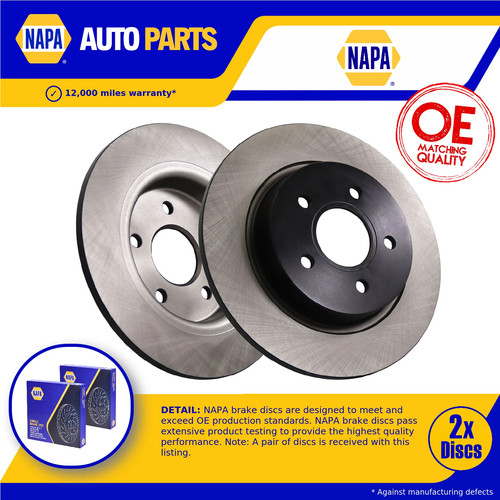 Brake discs pair solid fits - pair,