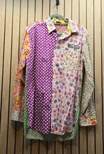 64bb Patchwork Print Shirt