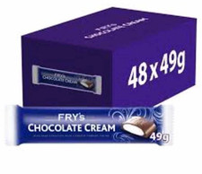 Fry's Chocolate Cream Chocolate Bar 49g x Case of 48 |UK Free Dispatch