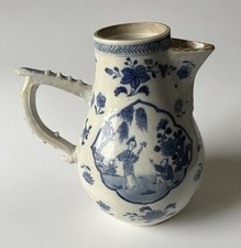 ANTIQUE CHINESE CANTON BLUE AND WHITE JUG 17th / 18th CENTURY