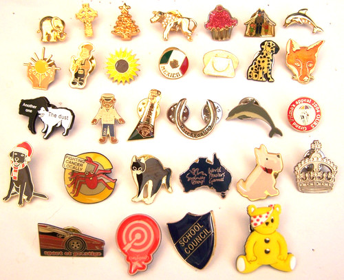 Varied pin badge - badge, 30