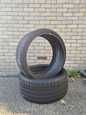 2x 265 30 22 Yokohama Advan Sport V105 Pair Part Worn Tyres **6.3mm**