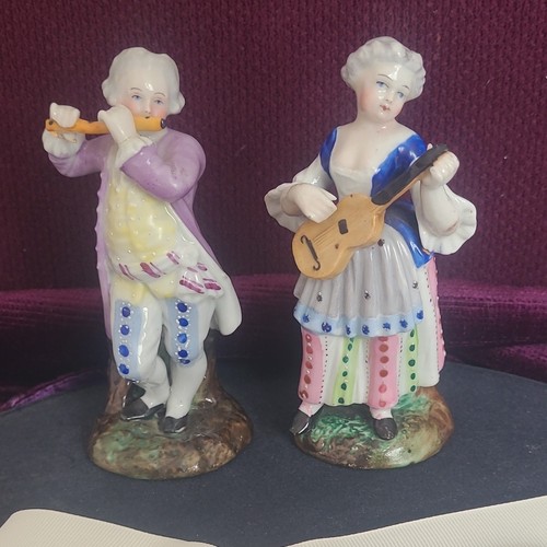 Pair antique german - pair, porcelain