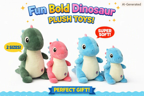 Standing dinosaur plush - dinosaur,