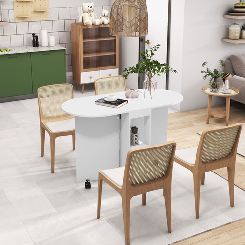 Homcom folding dining table - folding,