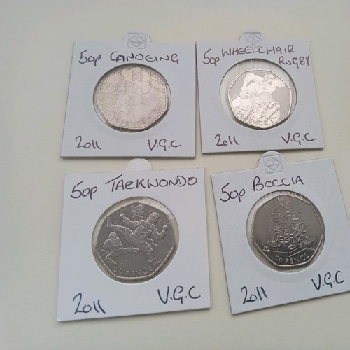 Joblot olympic 50p coins - olympic,