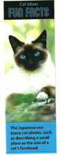 Siamese Cat Bookmark Burmese