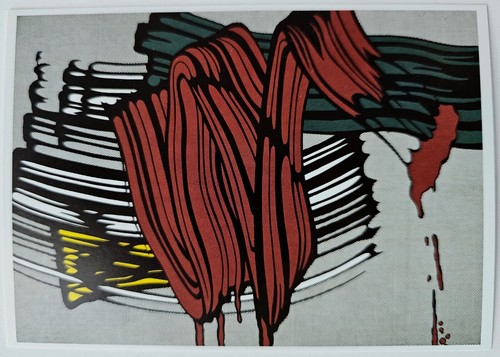 Roy lichtenstein postcard - roy,