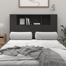 Headboard Cabinet Black