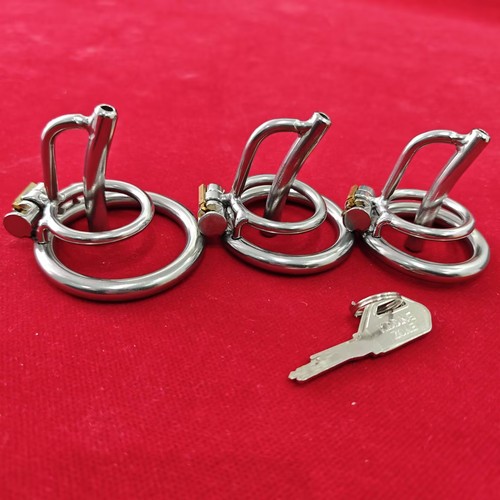Stainless steel male chastity - steel,