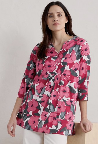 Seasalt aventurier red floral - aventurier,