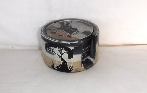 Soapstone coasters africa - soapstone,