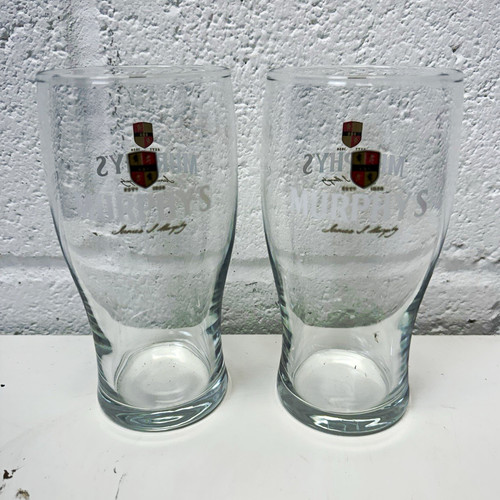 Murphy pint beer glasses set - beer,