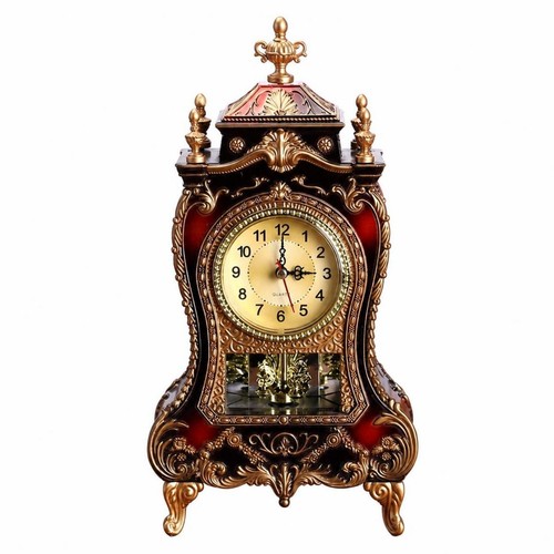Table clock with pendulum - table,