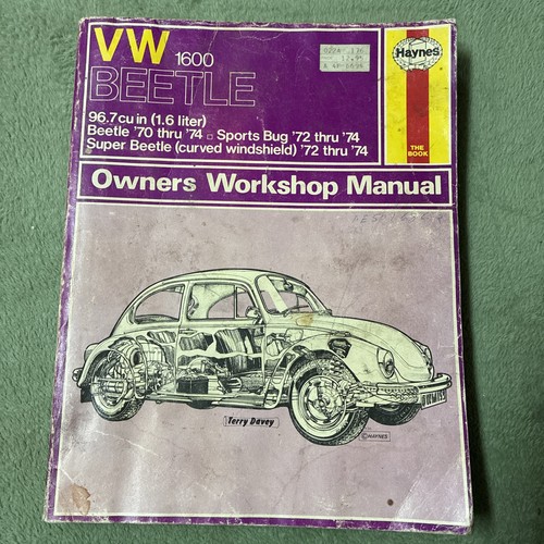 Vintage haynes super - vw, beetle