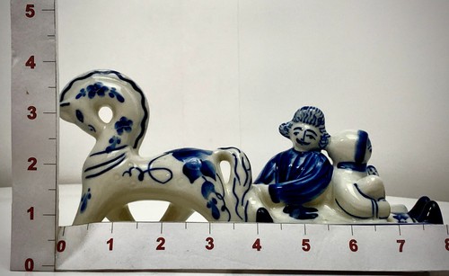 Vintage russian blue white - vintage,
