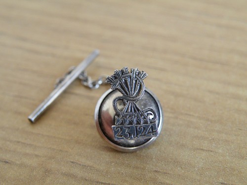 Vintage silver 925 5 - 5, arrows