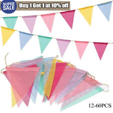 12-60pcs Triangle Flags