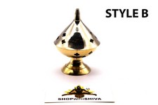 Incense resin brass burner - brass,