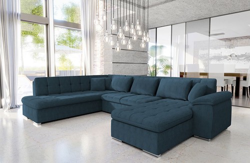 Shaped corner sofa - u-shaped,