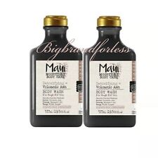 Maui Moisture Body Wash Volcanic Ash Body care Pure Coconut Water Aloe Juice X 2